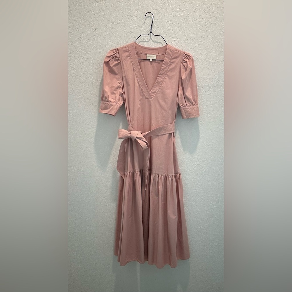The Westside California-Inspired Blush Midi Dress